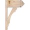 Ekena Millwork Olympic Arts & Crafts Smooth Outlooker, Douglas Fir, 7 1/2"W x 16"D x 24"H OUT08X16X24OLY03SDF - alternate 3